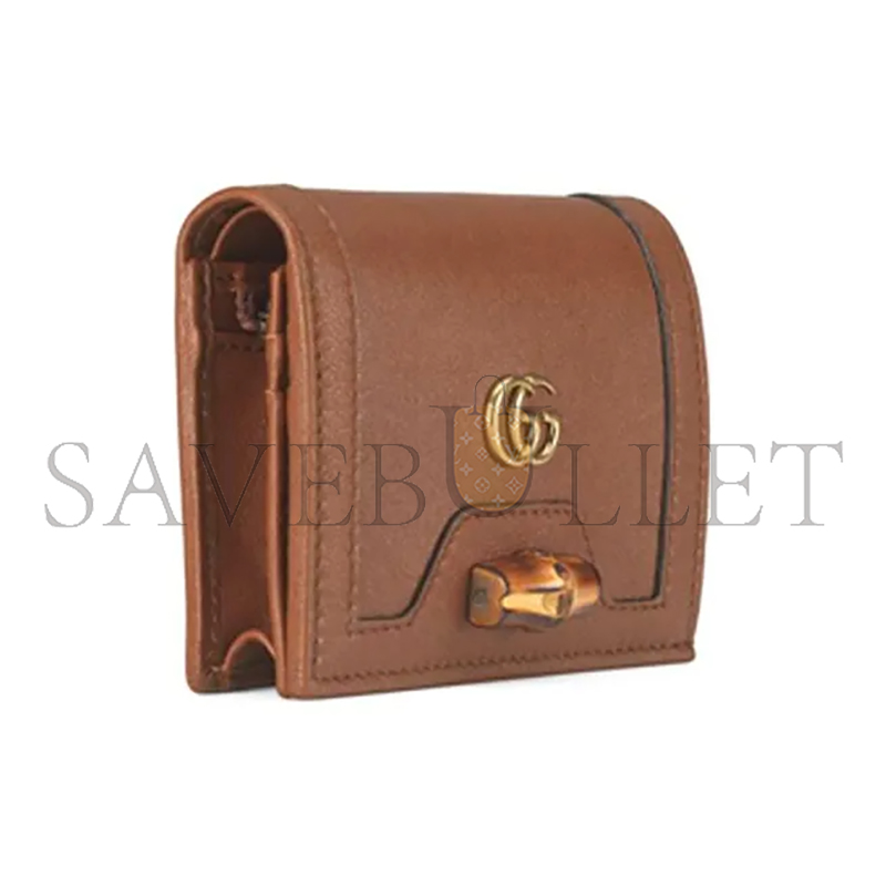 GUCCI DIANA BAMBOO CARD HOLDER 658244 (17.5*11cm)